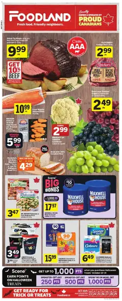 Preview Foodland weekly flyer / circulaire valid from Oct 23, 2025