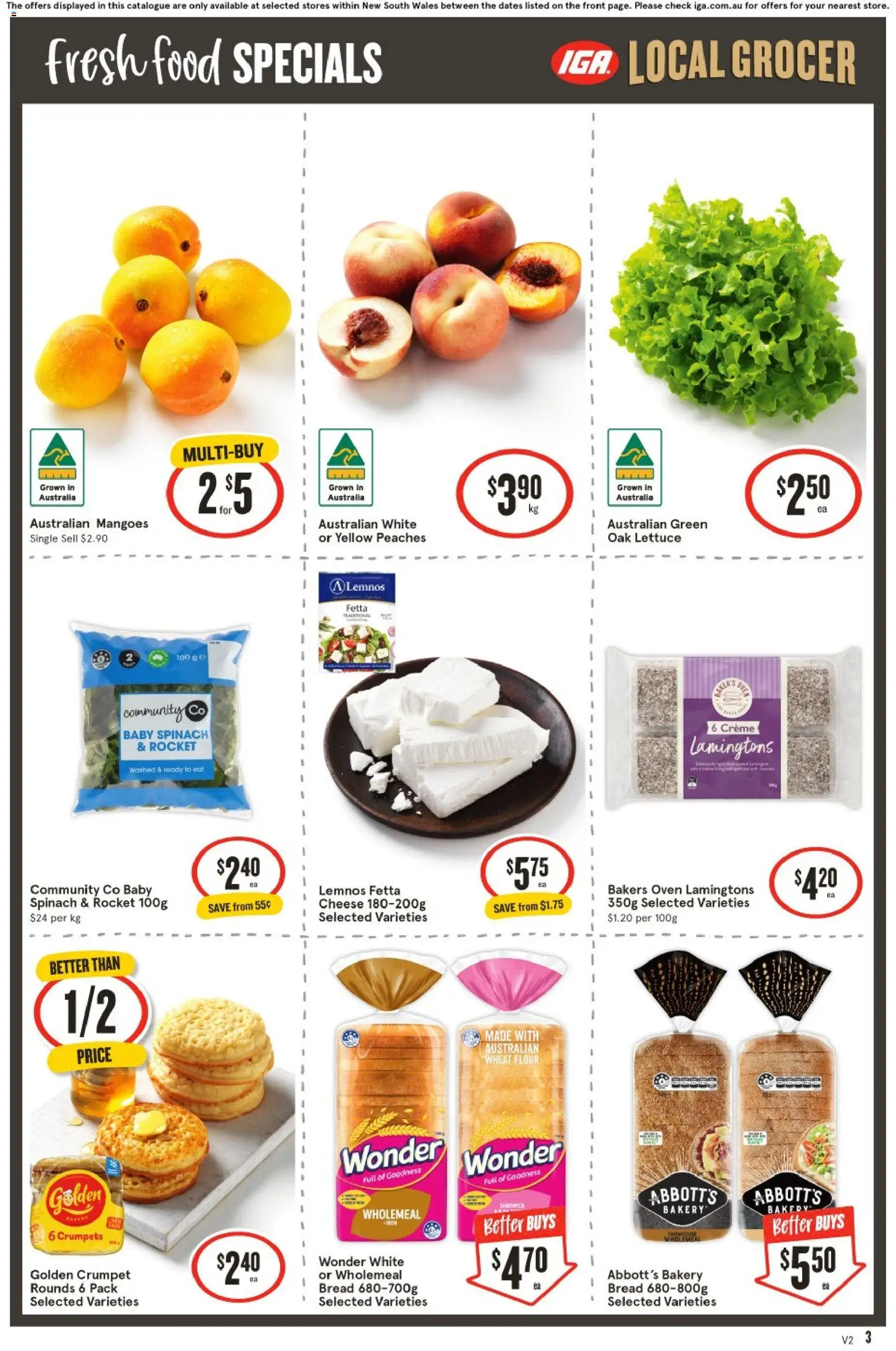 IGA Local Grocer NSW - page 3- valid from 14/01/2026