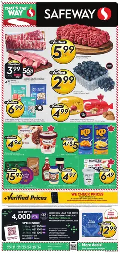 Preview Safeway weekly flyer / circulaire valid from Nov 20, 2025
