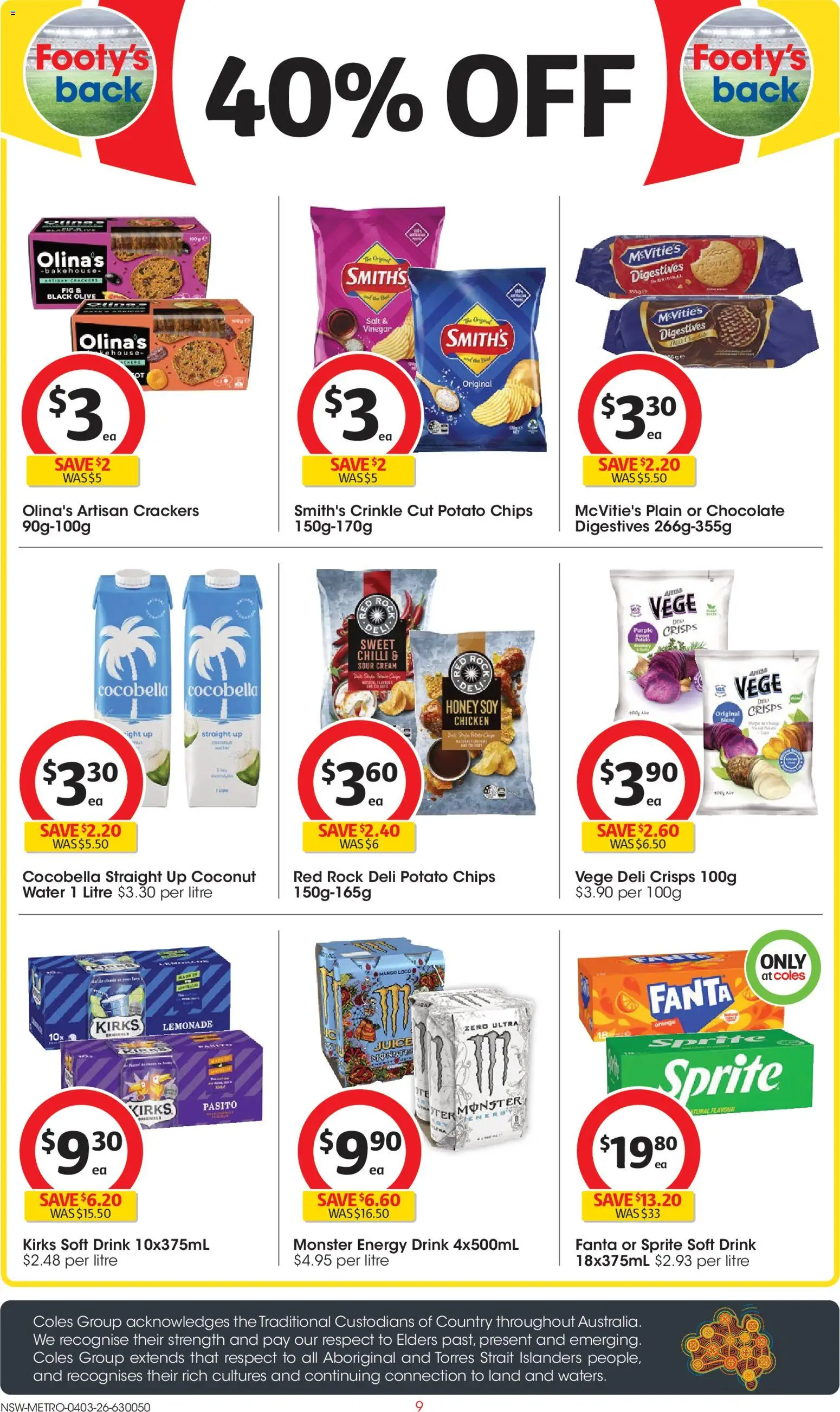 Coles catalogue  - page 9- valid from 04/03/2026
