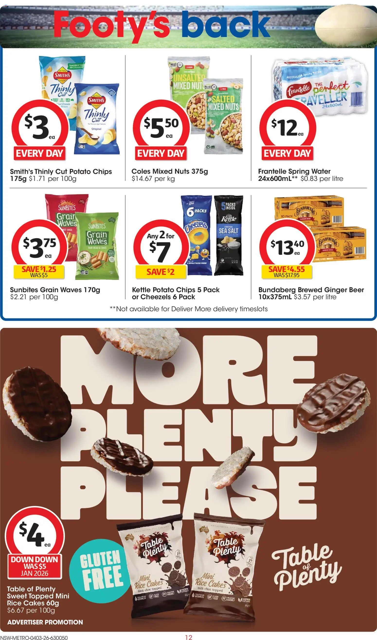 Coles catalogue  - page 12- valid from 04/03/2026