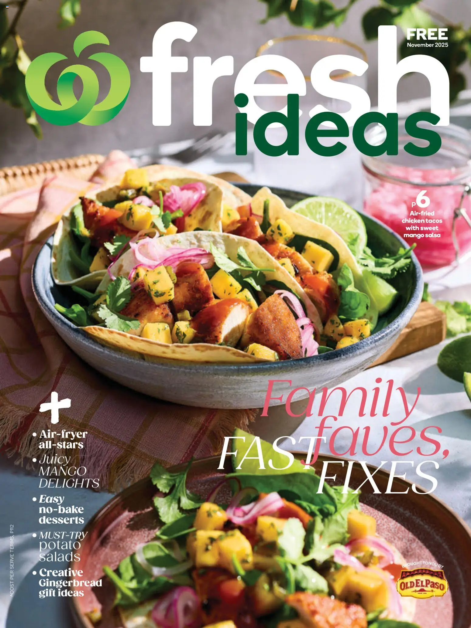 Woolworths Fresh Ideas Magazine - page 1- valid from 01/11/2025