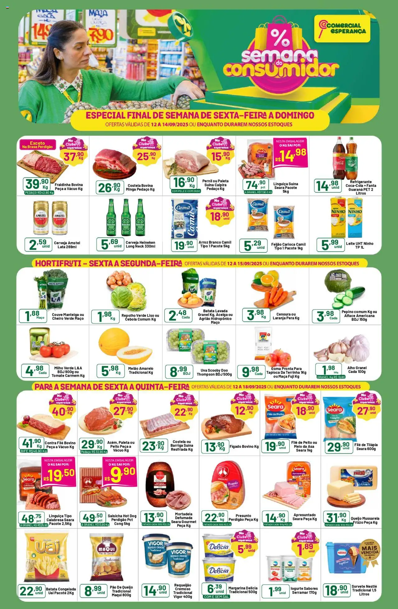 Comercial Esperança - Ofertas da semana  - página 1- válido a partir de 12/09/2025
