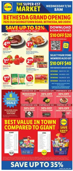 Preview Lidl Weekly Ad valid from 07/30/2025