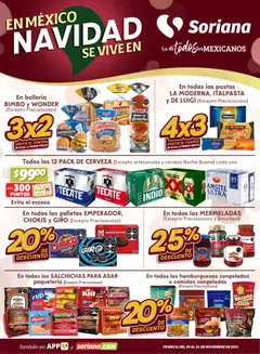 Soriana - Fin de Semana Súper: Ver, Tab, Chis, Camp, Yuc y Q. Roo válido desde 20/11/2025