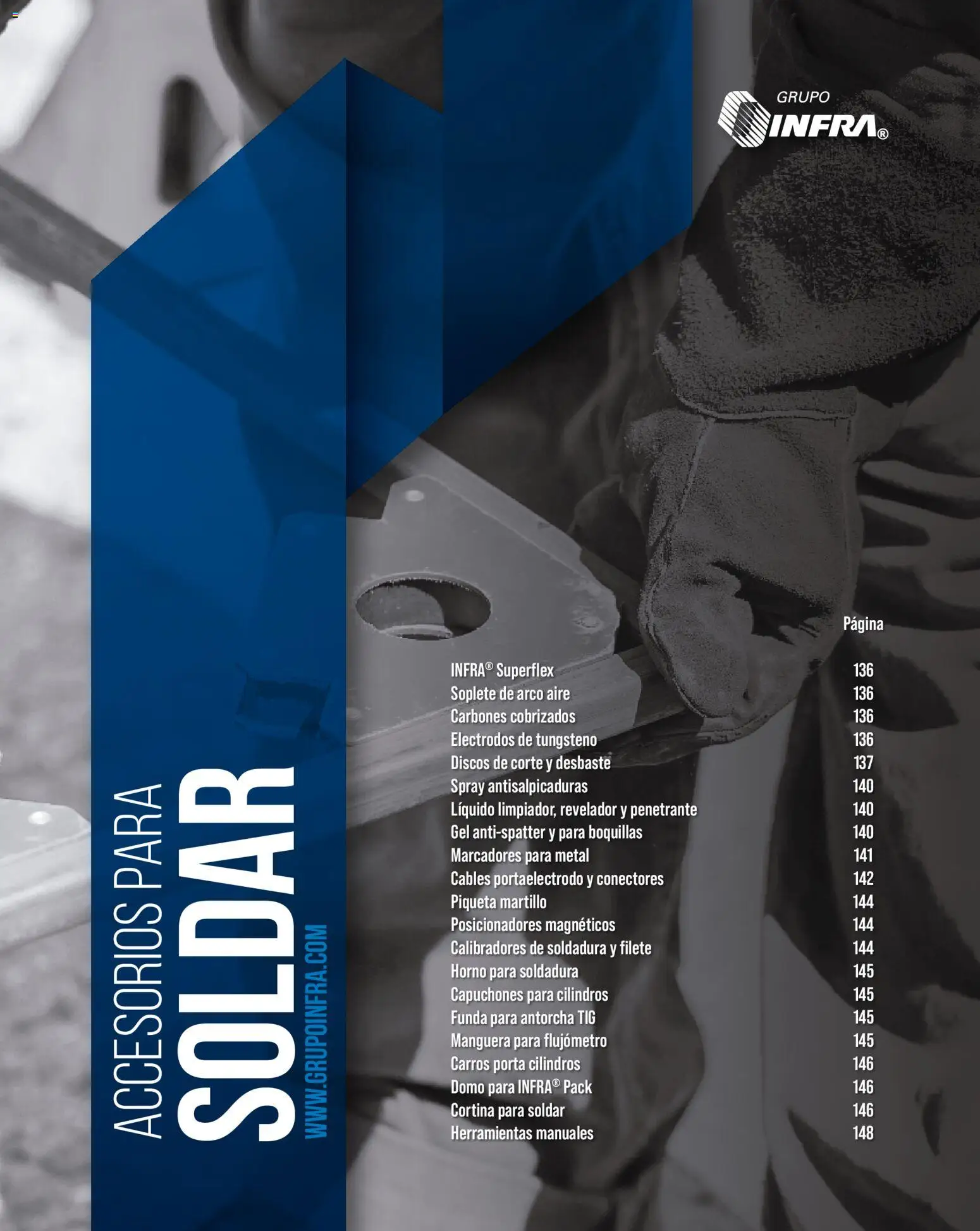 Infra catálogo Products and accessories for the welder - página 1- válido desde 28/01/2026