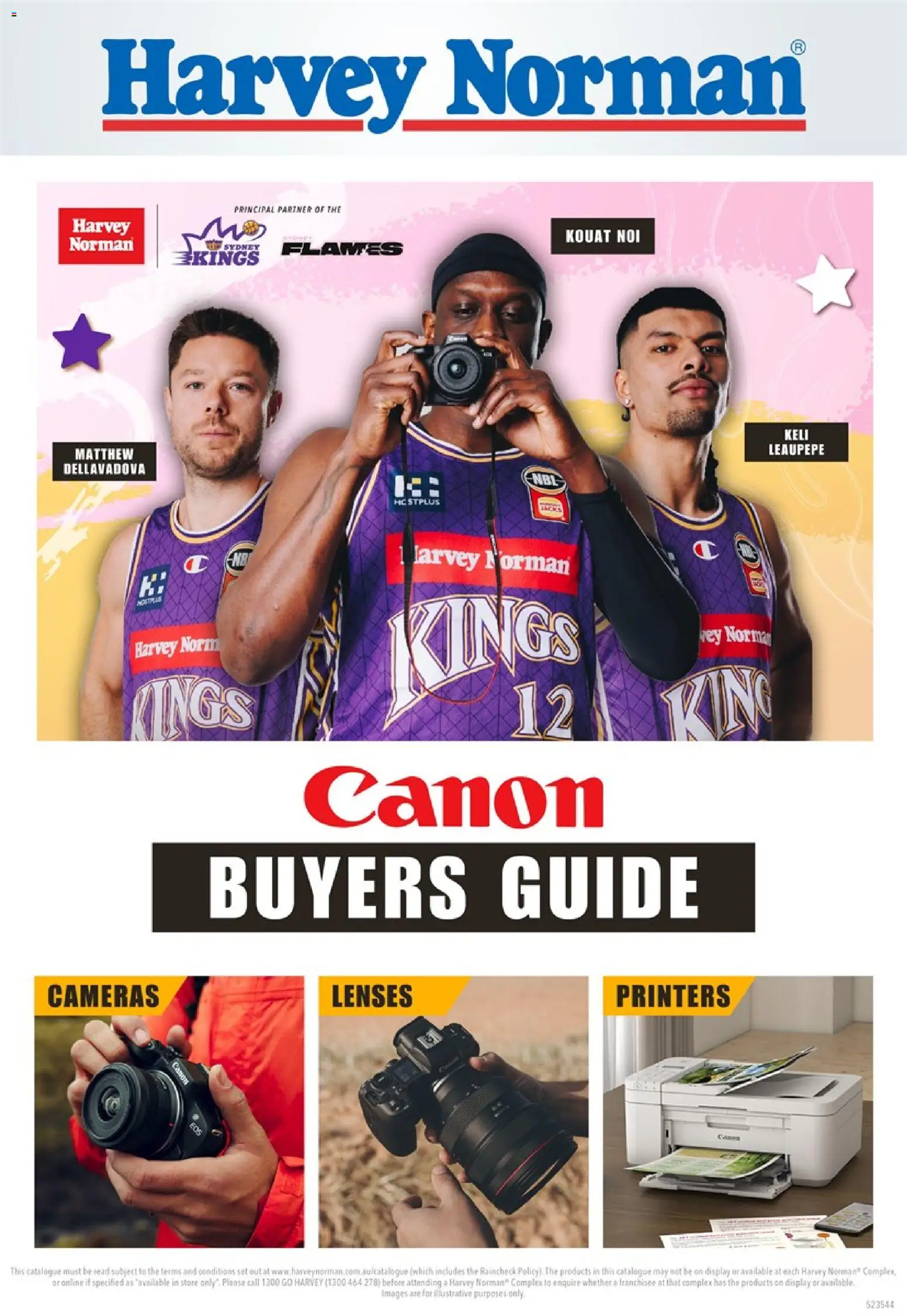 Harvey Norman Canon Buyers Guide - page 1- valid from 29/01/2026