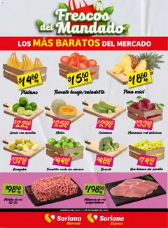 Soriana - Frescos del Mandado Mercado: Nuevo León válido desde 10/12/2025