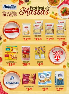 Pré-visualização Roldão - Ofertas Festival de Massas válida a partir de 20/10/2025