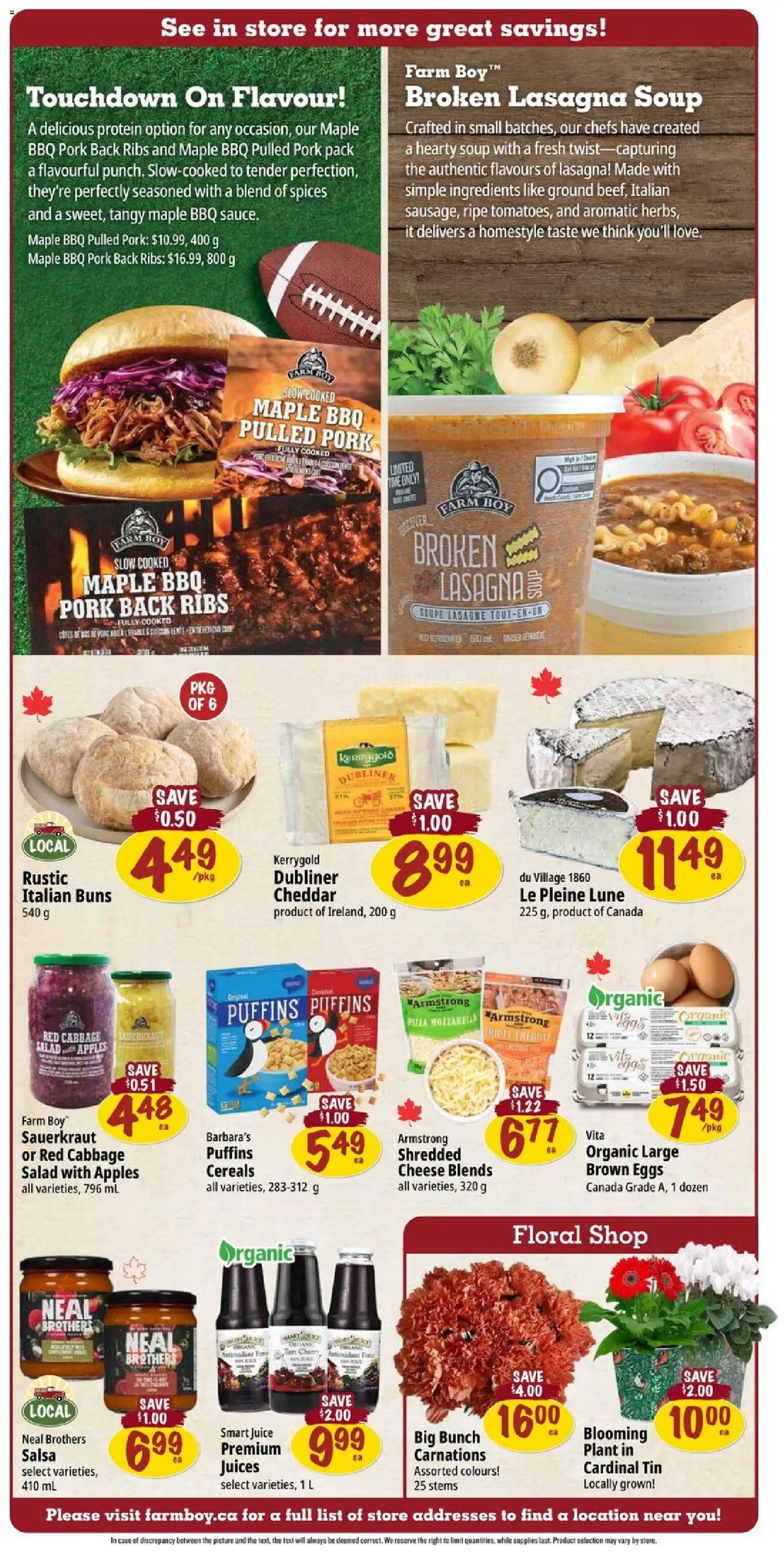 Farm Boy weekly flyer / circulaire - page 3- valid from Nov 13, 2025