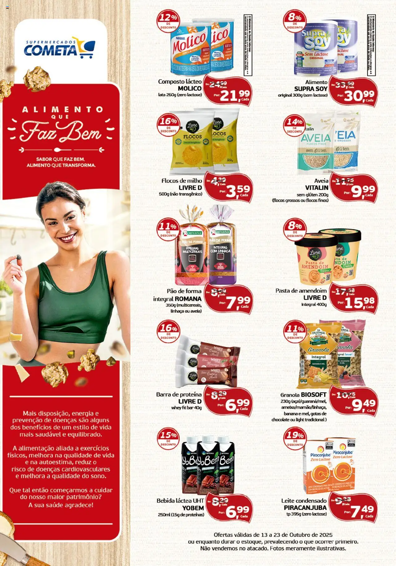 Cometa Supermercados - Ofertas Alimento Que Faz Bem - página 1- válido a partir de 13/10/2025
