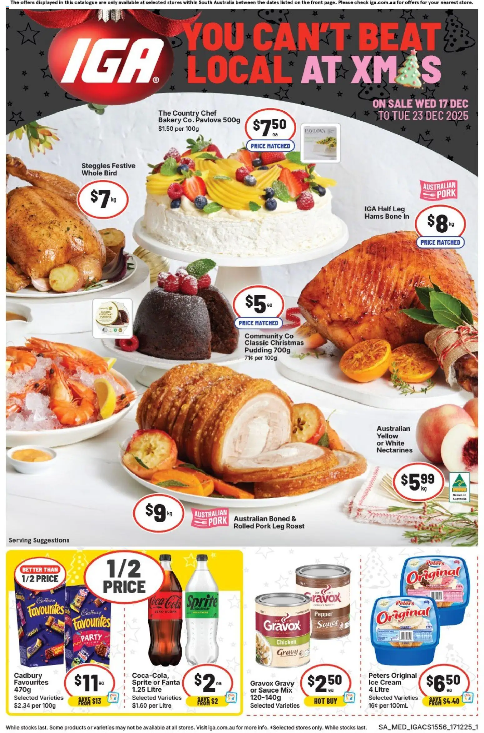 IGA Catalogue SA - page 1- valid from 17/12/2025