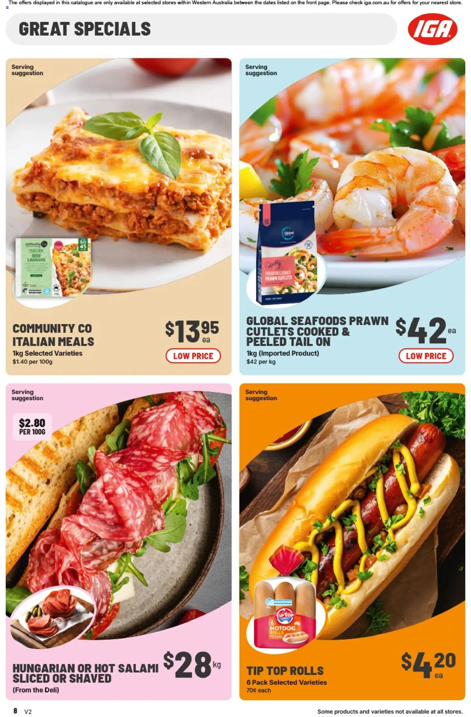 IGA Catalogue NT/WA - page 8- valid from 14/01/2026