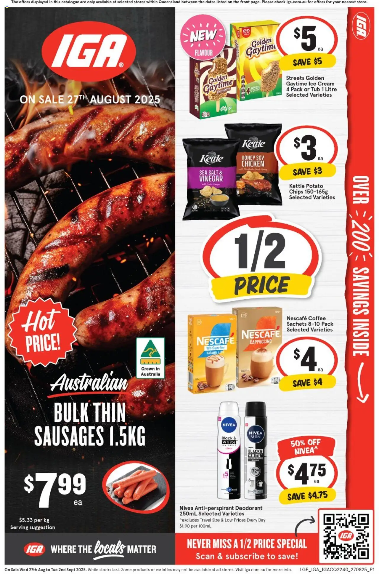 IGA Catalogue QLD - page 1- valid from 27/08/2025