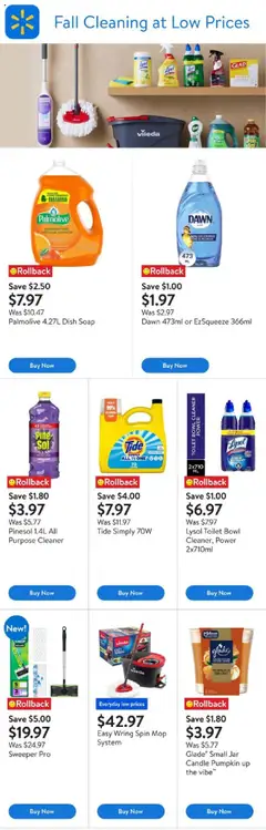 Preview Walmart - Fall Cleaning valid from Sep 11, 2025