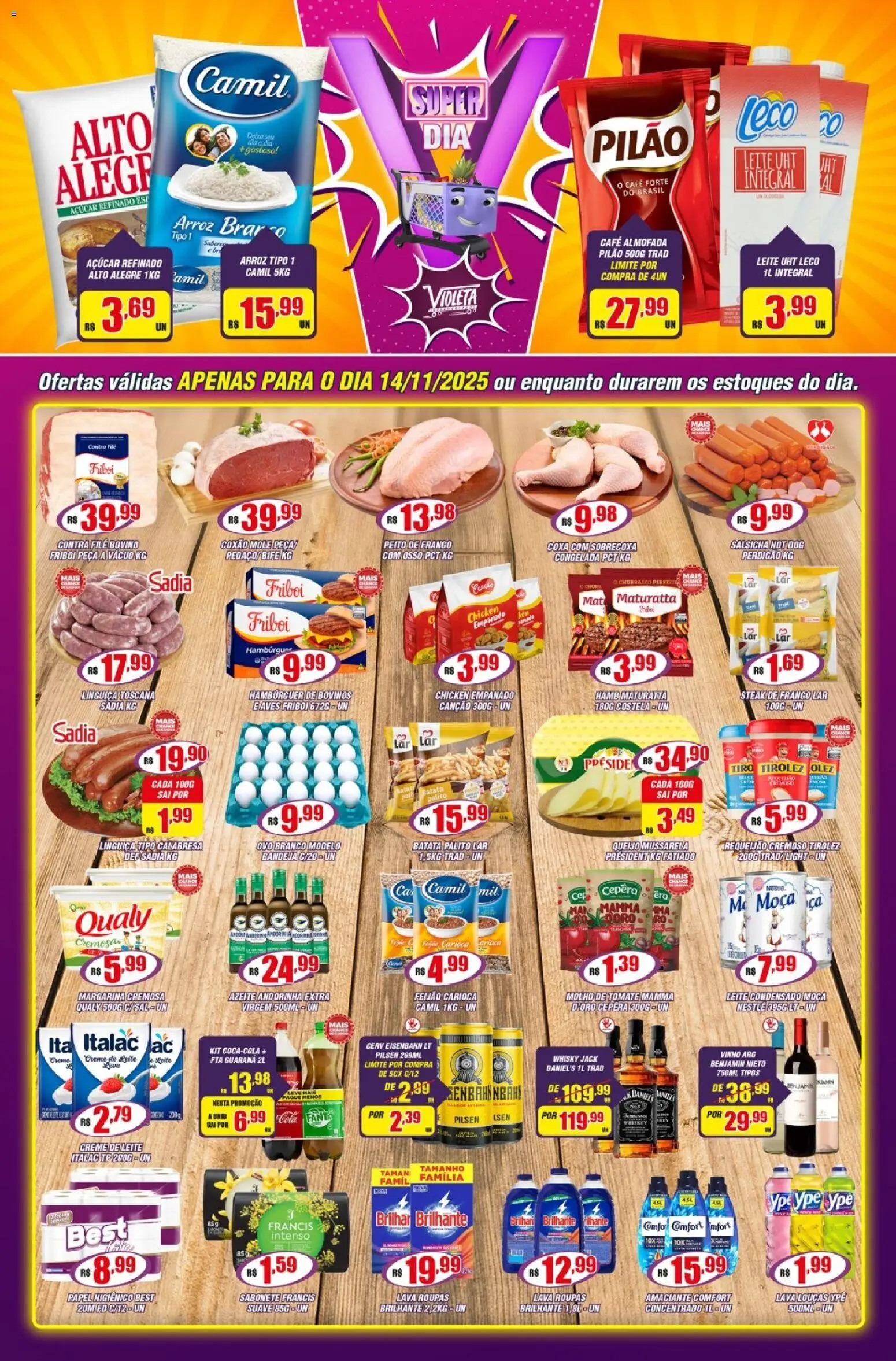 Violeta Supermercados - Ofertas da semana - página 1- válido a partir de 14/11/2025
