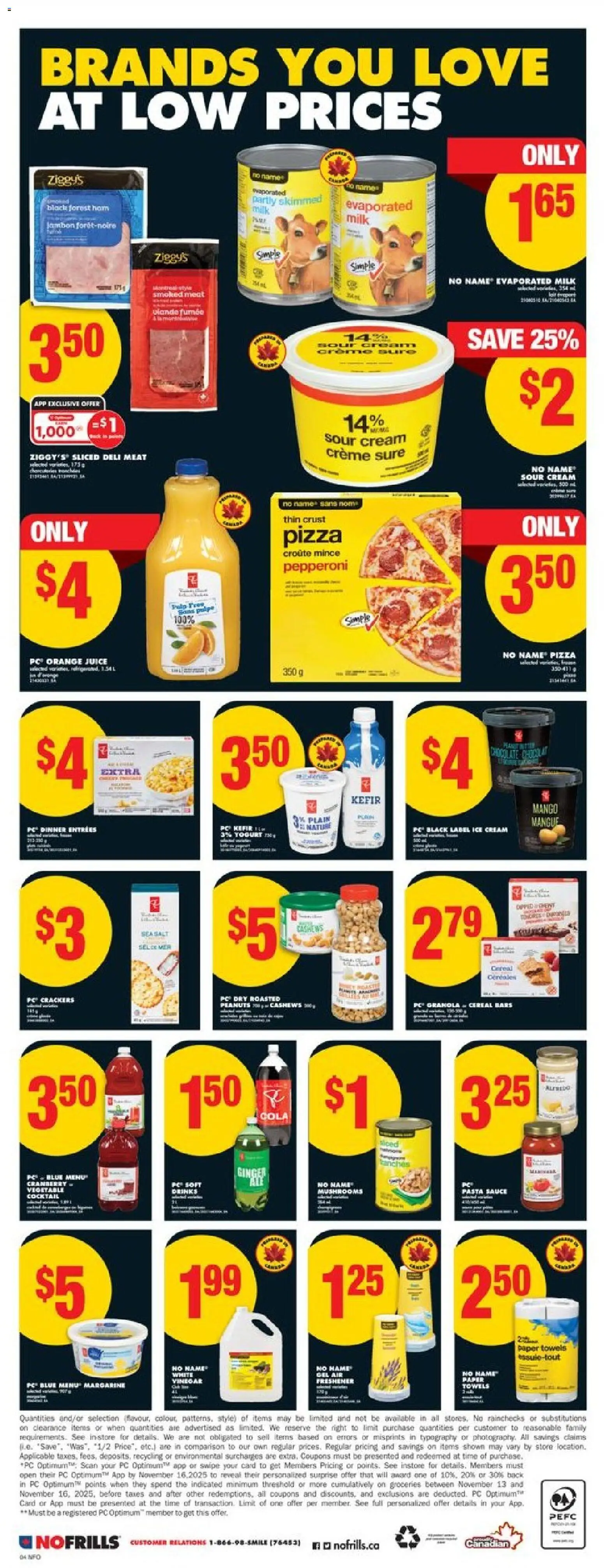 No Frills - Black Friday  - page 4- valid from Nov 13, 2025