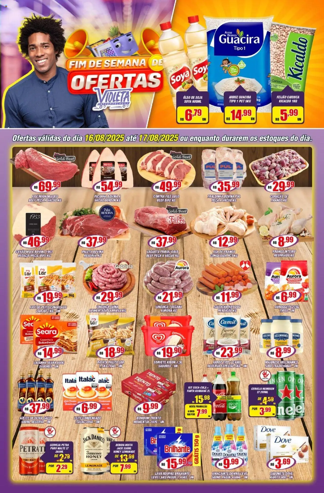 Violeta Supermercados - Ofertas da semana - página 1- válido a partir de 16/08/2025

