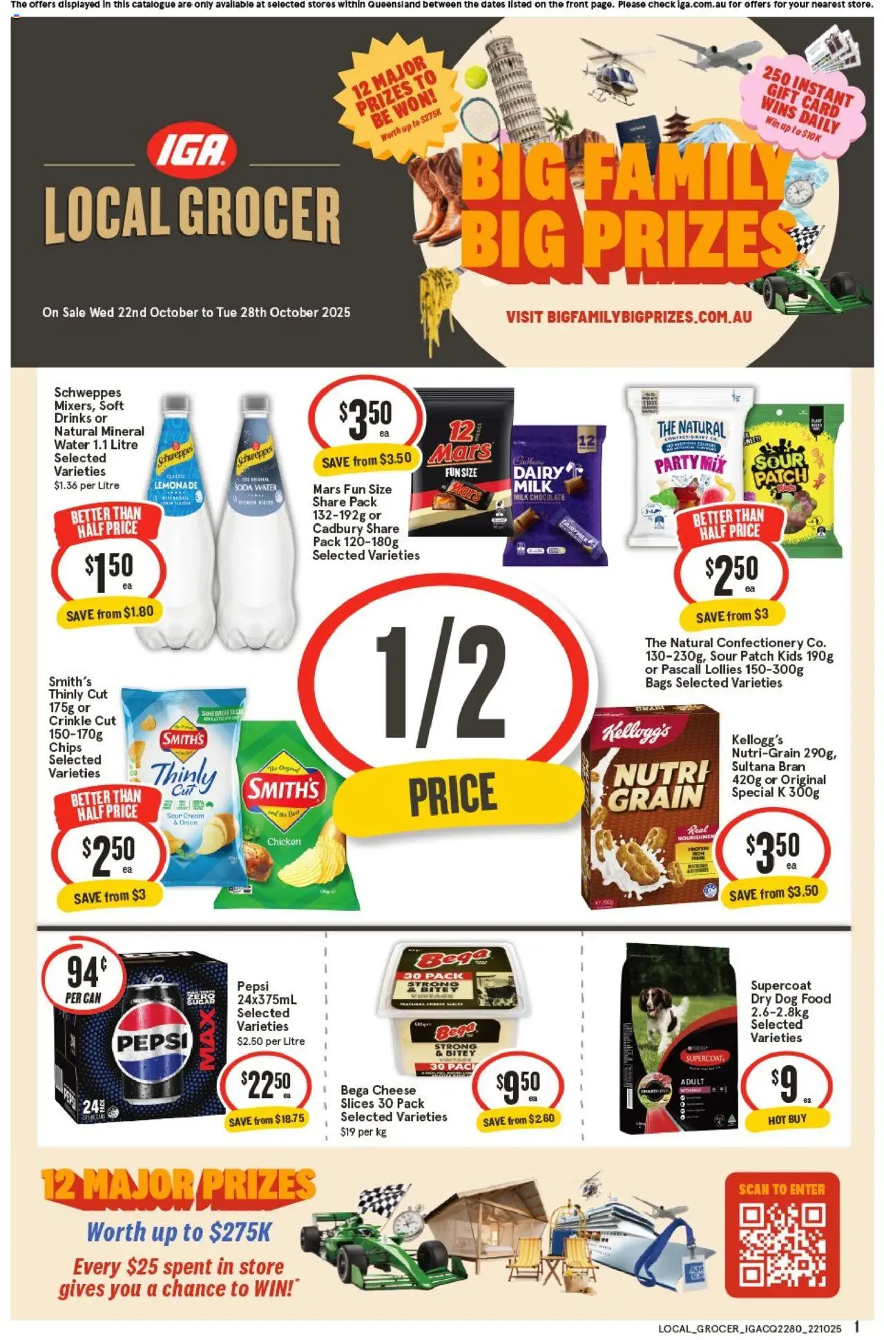 IGA Local Grocer QLD - page 1- valid from 22/10/2025