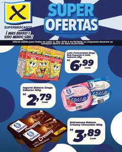 Pré-visualização X Supermercados - Ofertas Super válida a partir de 17/10/2025