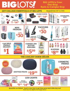 Preview Big Lots Weekly Ad valid from 08/07/2025