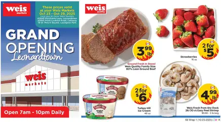 Preview Weis Weekly Circular - MD valid from 10/23/2025