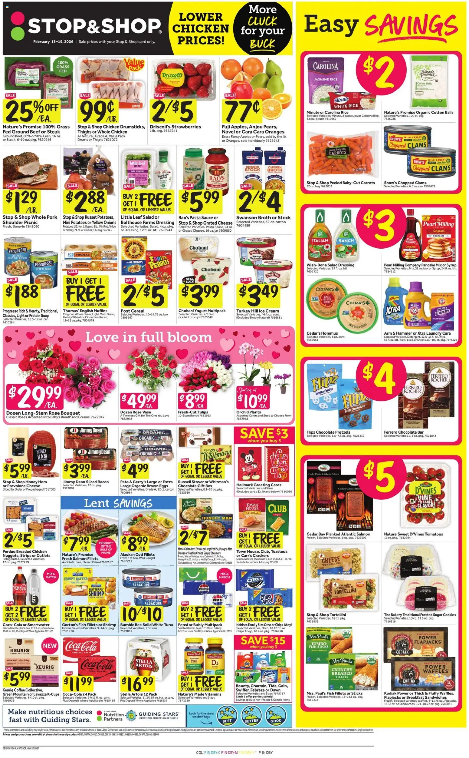 Stop & Shop Weekly Circular - CT - page 1- valid from 02/13/2026
