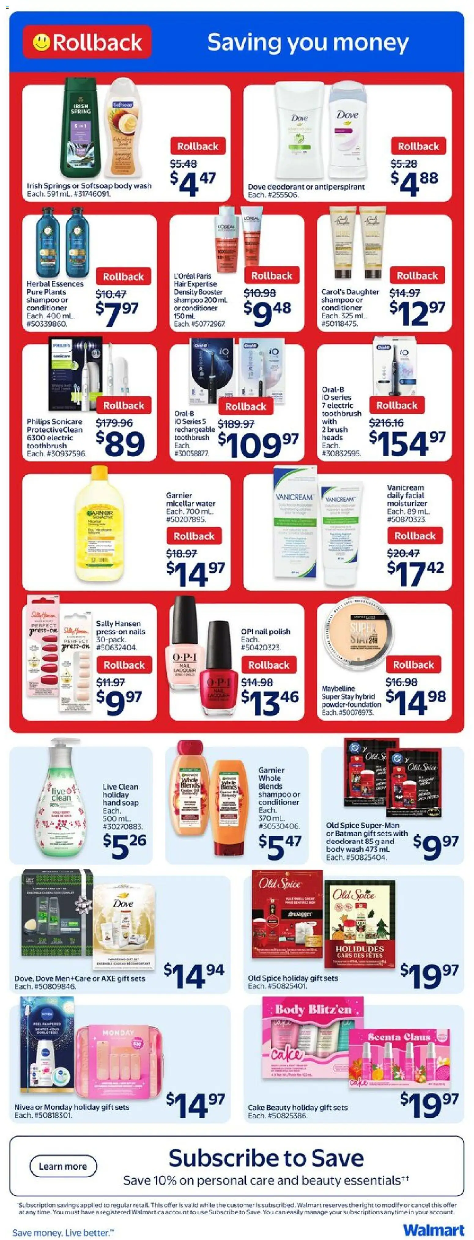 Walmart weekly flyer - page 9- valid from Nov 27, 2025