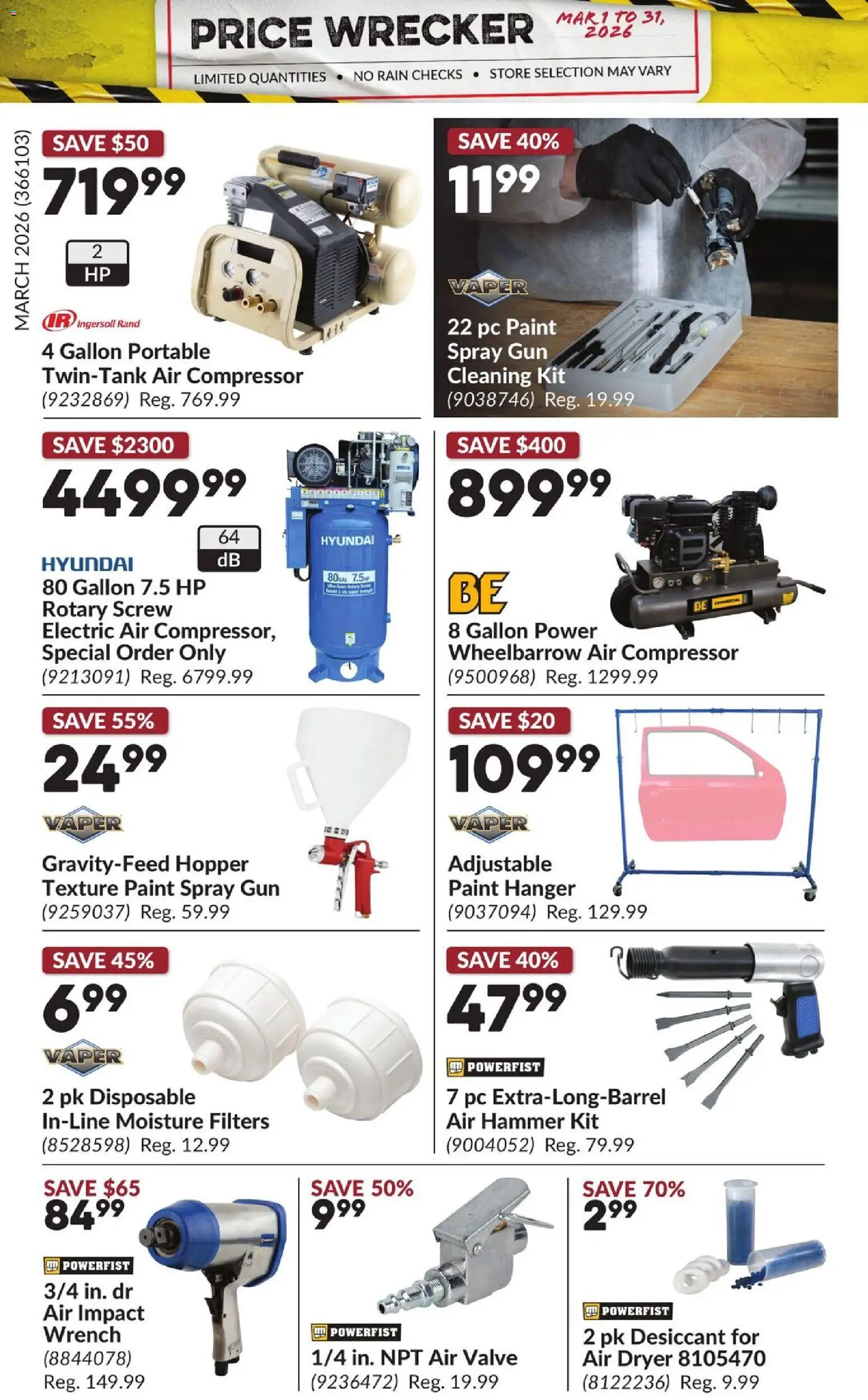 Princess Auto flyer - Price Wrecker - page 18- valid from Mar 1, 2026