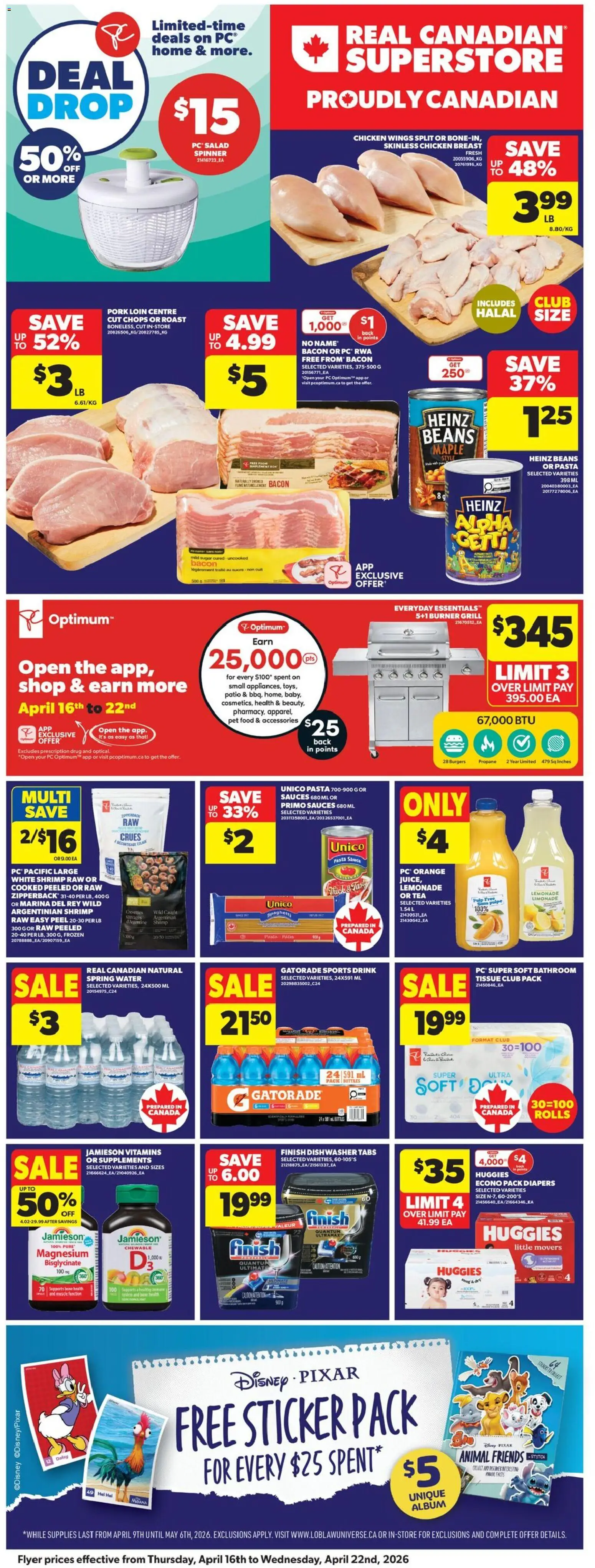 Real Canadian Superstore weekly flyer / circulaire - page 3- valid from Apr 16, 2026