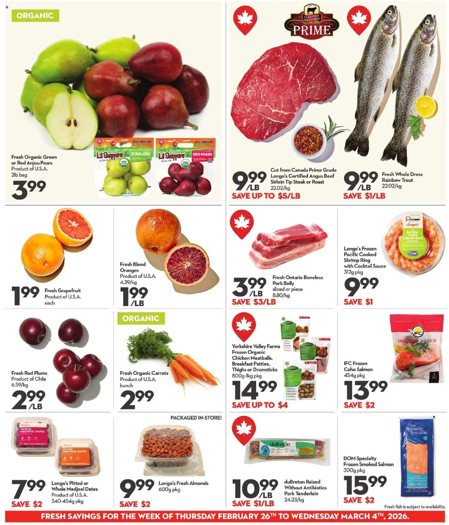 Longo's weekly flyer / circulaire - page 9- valid from Feb 26, 2026