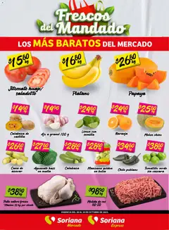 Soriana - Frescos del Mandado Mercado: Saltillo y Torreón válido desde 28/10/2025