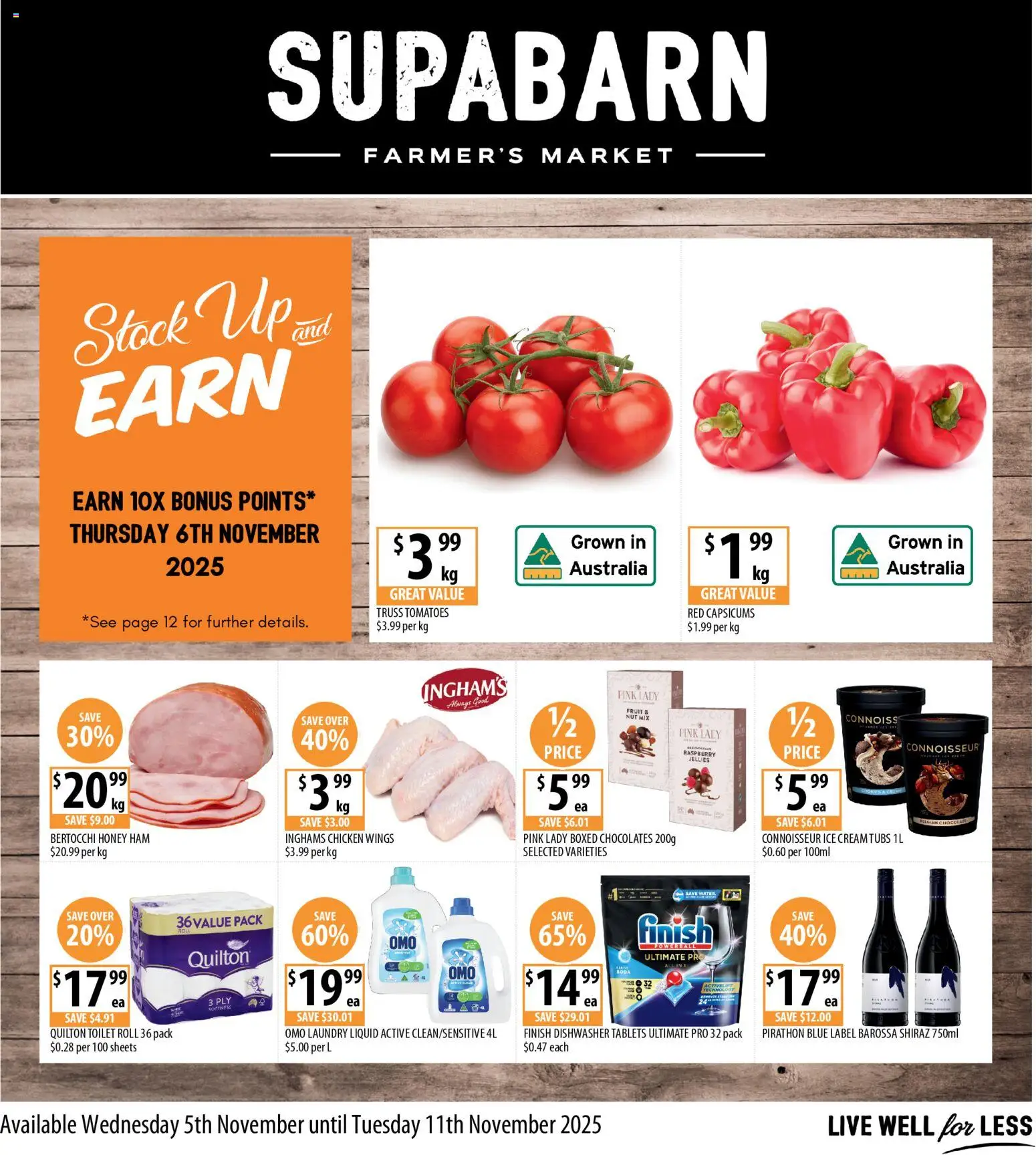 Supabarn  Catalogue  - page 1- valid from 05/11/2025