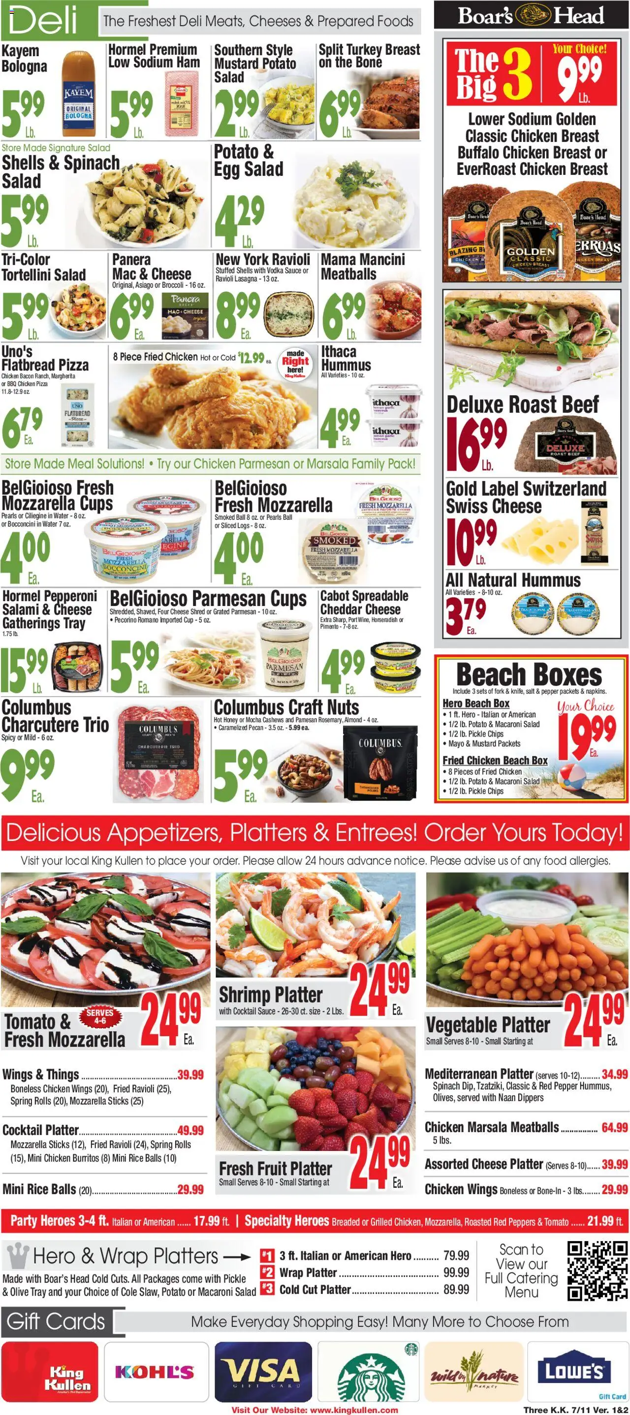 King Kullen Weekly Ad - page 3- valid from 07/11/2025