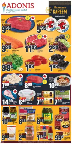 Preview Adonis weekly flyer  valid from Feb 5, 2026