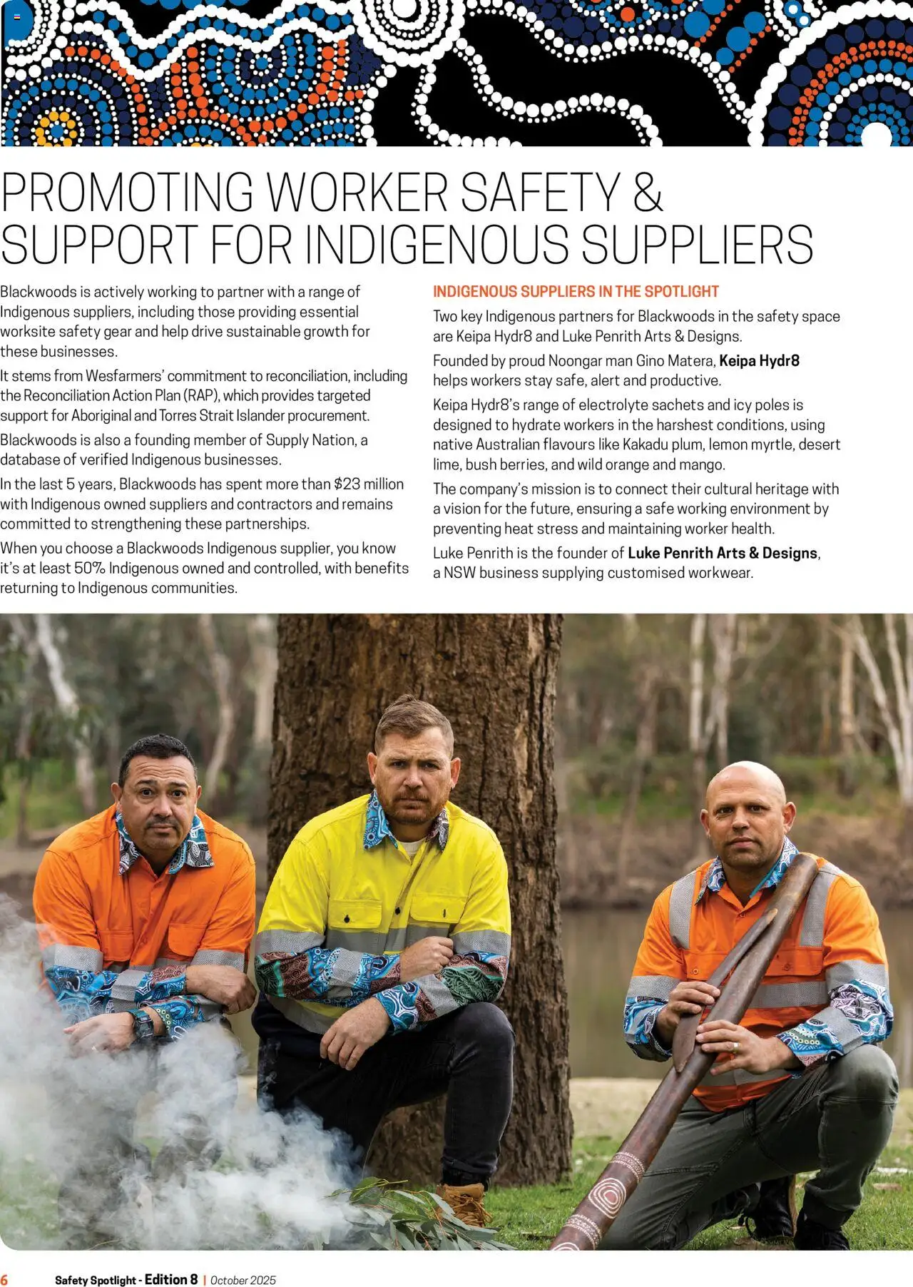 Black Woods Safety Spotlight Magazine - page 6- valid from 07/10/2025