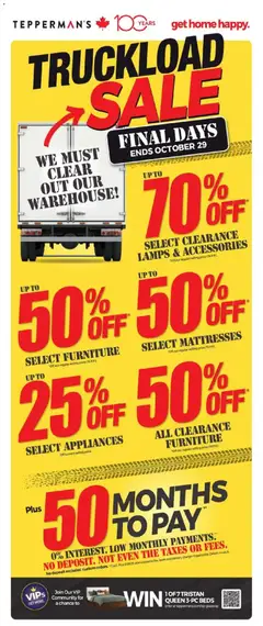 Preview Tepperman's weekly flyer / circulaire valid from Oct 23, 2025