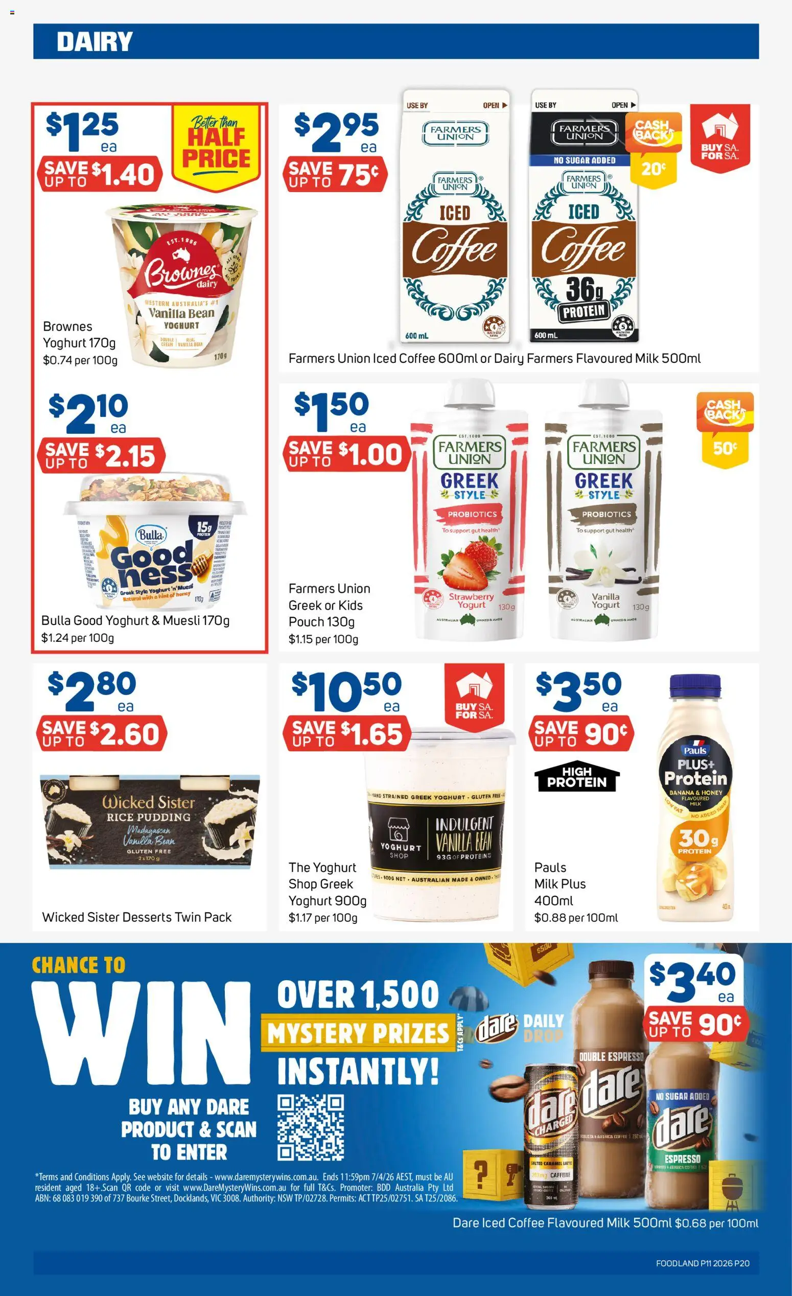 Foodland catalogue  - page 20- valid from 11/03/2026