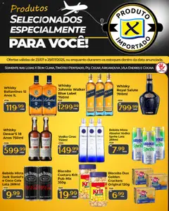Pré-visualização X Supermercados - Ofertas Especiais de Produtos Importados válida a partir de 23/07/2025