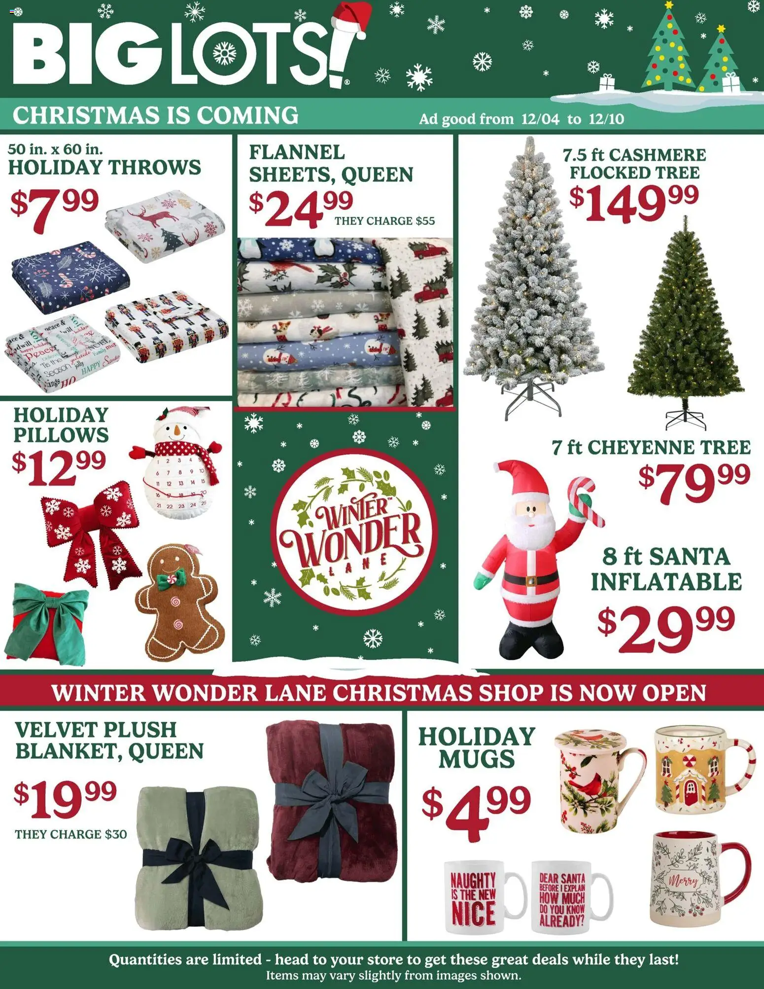 Big Lots Weekly Ad - page 1- valid from 12/04/2025