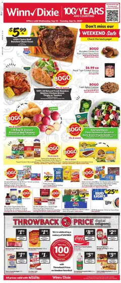 Preview Winn Dixie Weekly Ad valid from 09/10/2025
