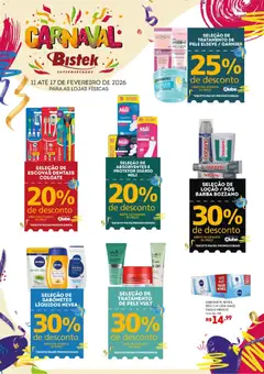 Pré-visualização Bistek Supermercados - Ofertas Carnaval Bistek Perfumaria válida a partir de 11/02/2026
