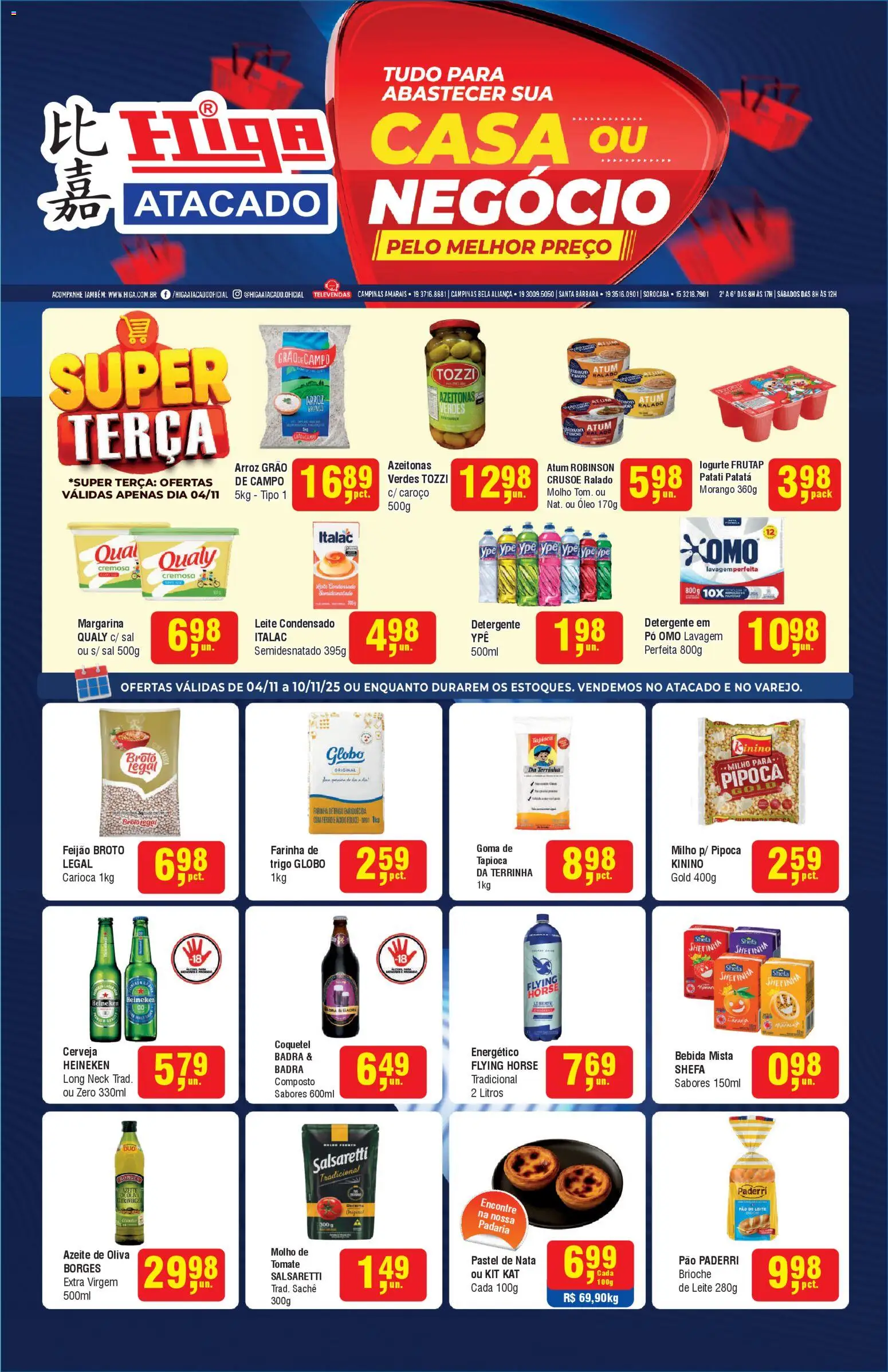 Higa Atacado - Ofertas da semana - página 1- válido a partir de 04/11/2025
