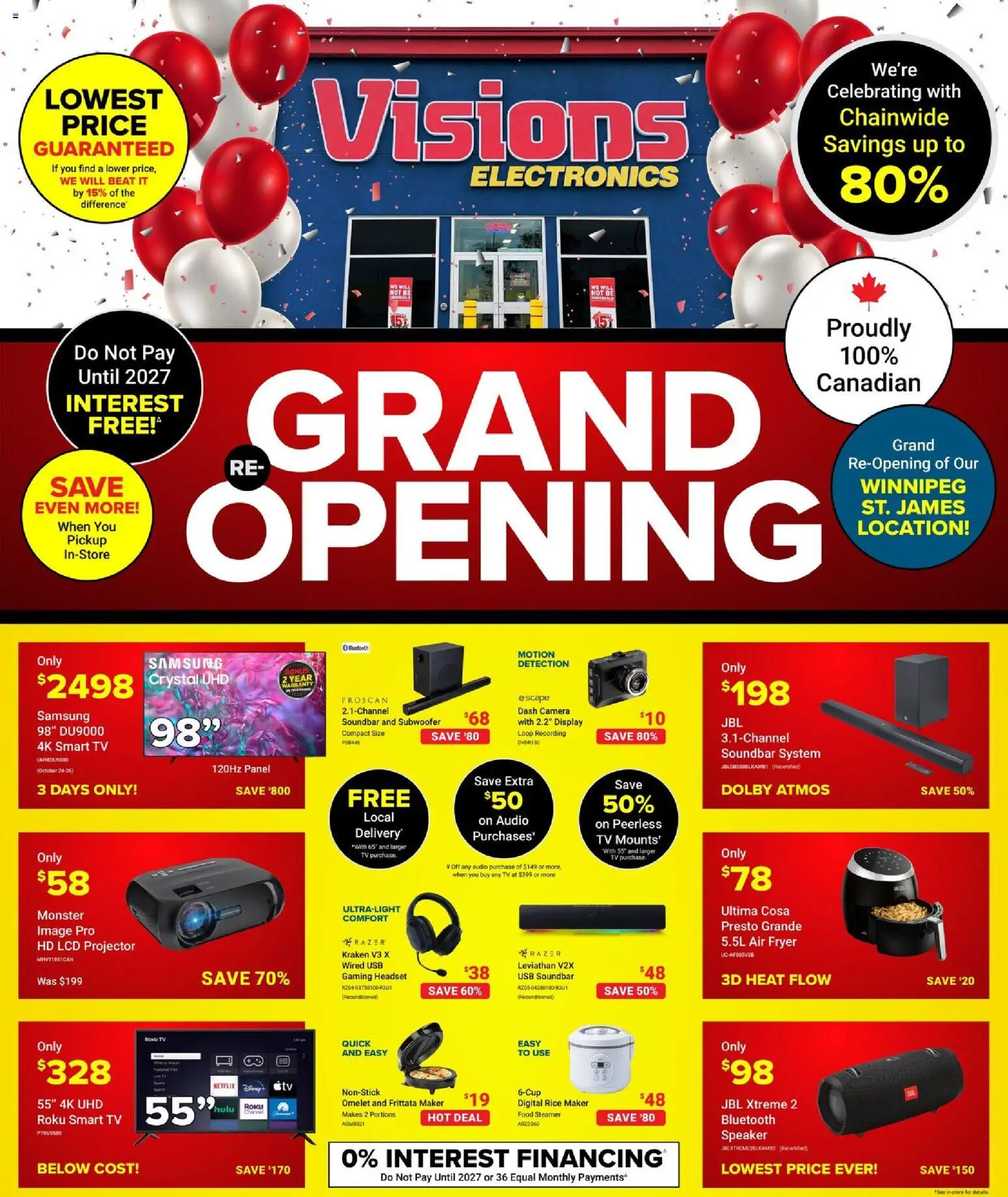 Visions weekly flyer / circulaire - page 1- valid from Oct 24, 2025