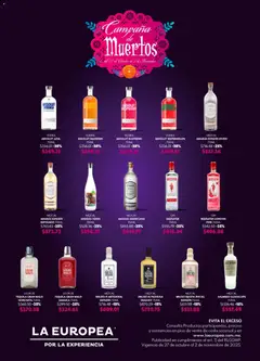 La Europea catálogo Campaña de Muertos válido desde 27/10/2025