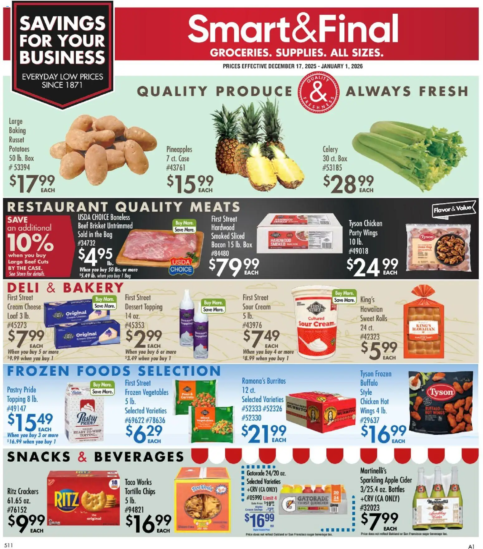 Smart & Final Business & Club - page 1- valid from 12/17/2025