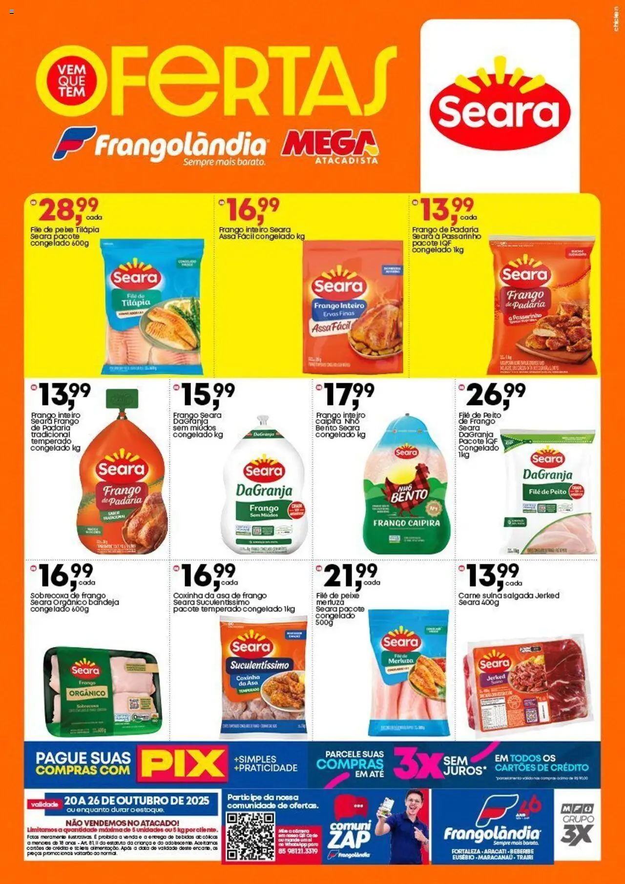Frangolândia - Ofertas Seara - página 1- válido a partir de 20/10/2025
