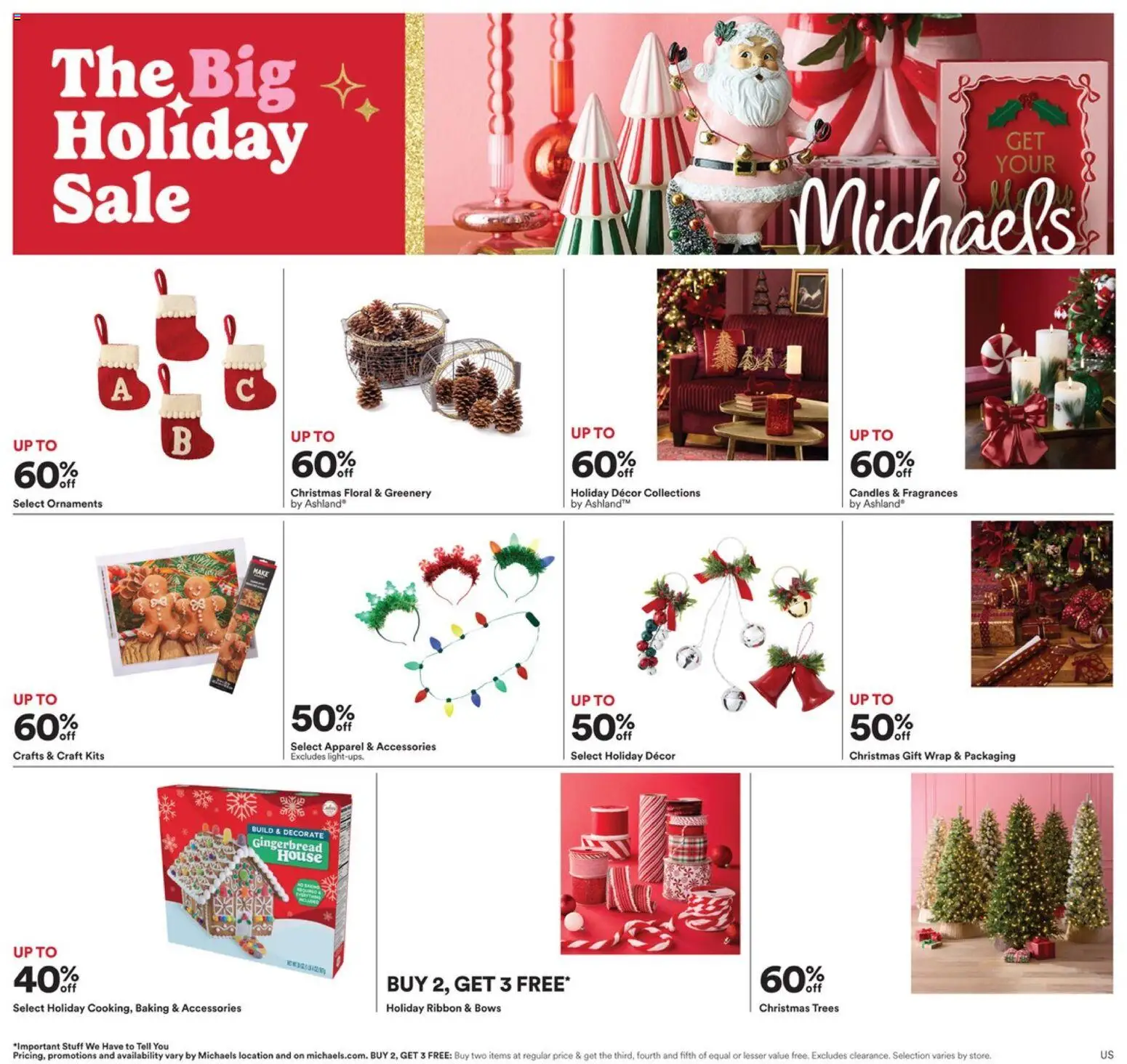 Michaels Weekly Ad - page 1- valid from 12/14/2025