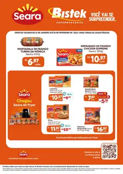 Pré-visualização Bistek Supermercados - Ofertas Seara válida a partir de 16/01/2026
