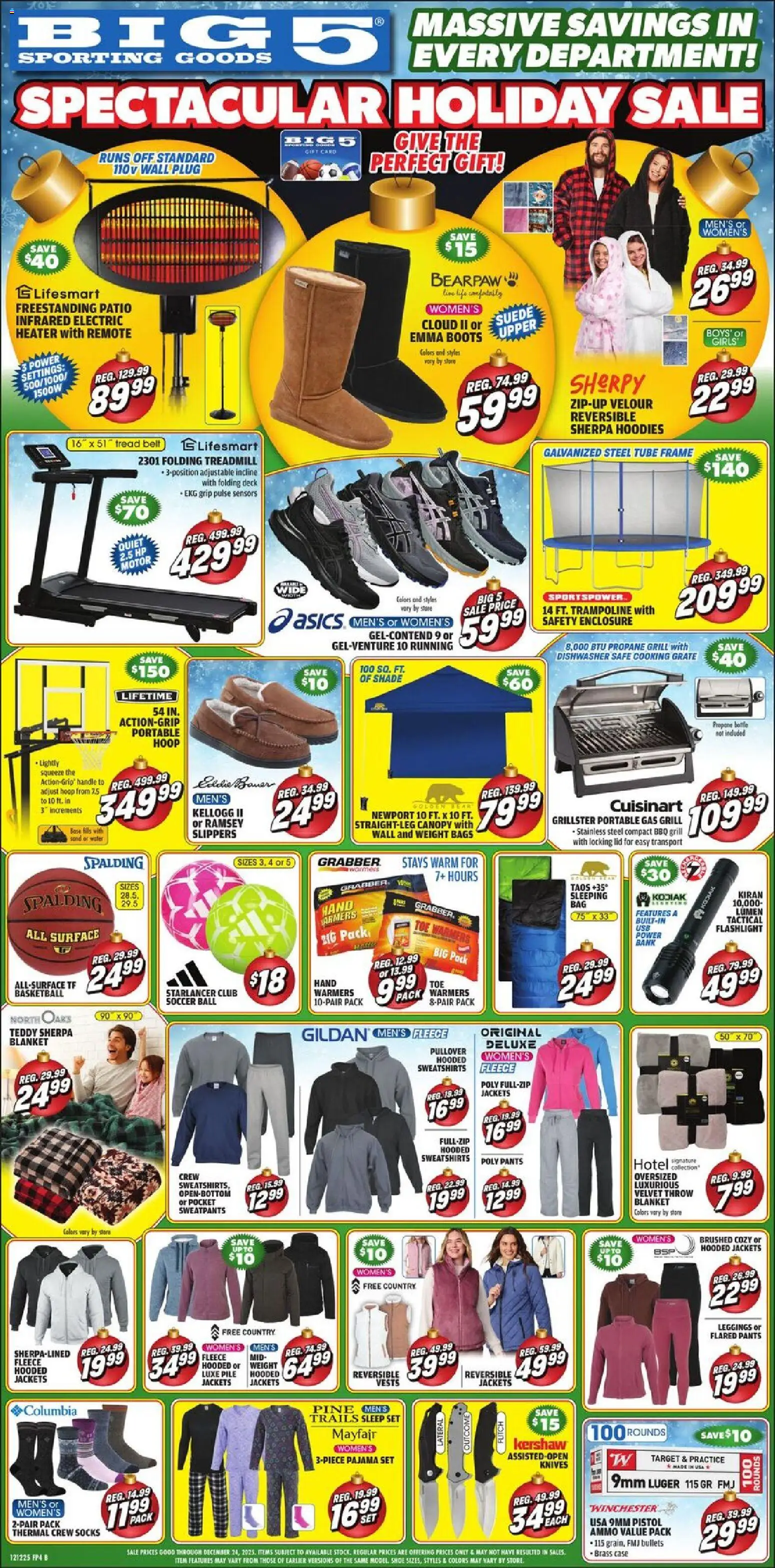 Big 5 Sporting Goods Weekly Ad - page 1- valid from 12/16/2025